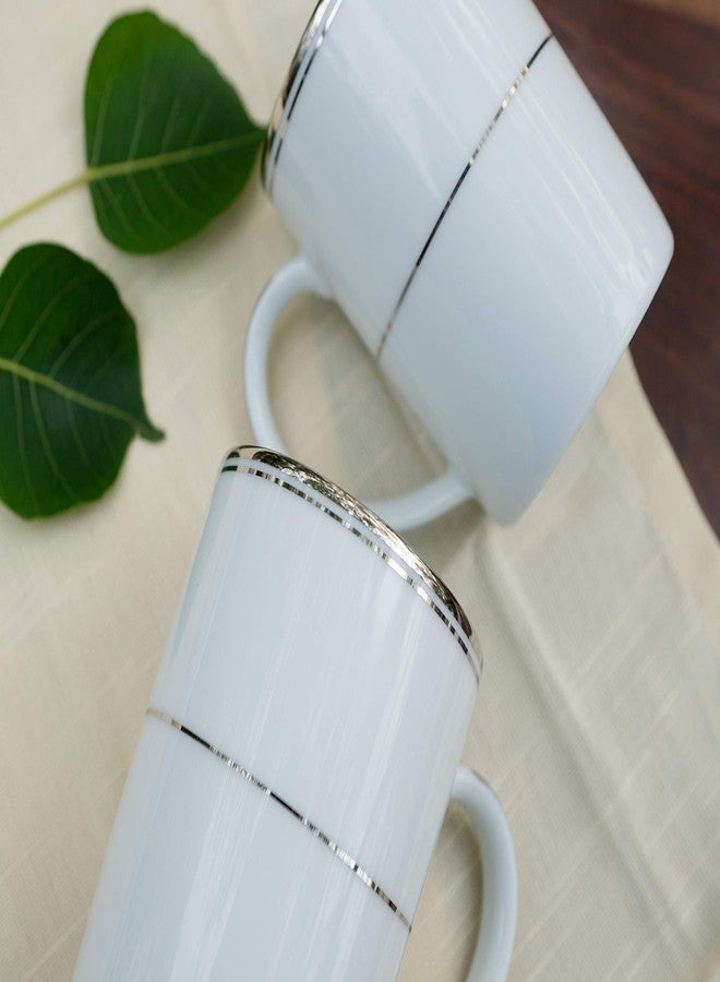 DANKOTUWA, world-class tableware دانكوتوا، أدوات مائدة عالمية المستوى، أكواب قهوة/شاي فاخرة مصنوعة من البورسلين النقي والبلاتين. مقاومة للخدش، خفيفة الوزن. مناسبة للمنزل والمكتب وكهدية، سعة 250 مل (طقم من قطعتين). - Image 5